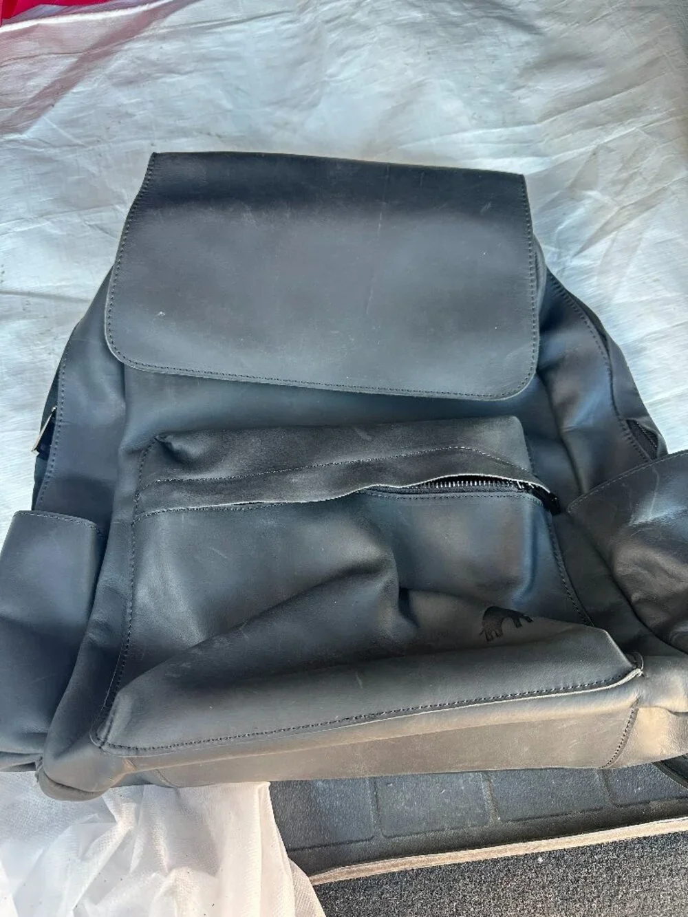 BULL STRAP LEATHER BACK PACK